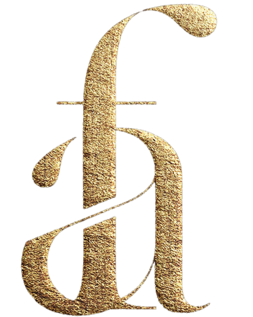 logo Fanny Arnould logo doré